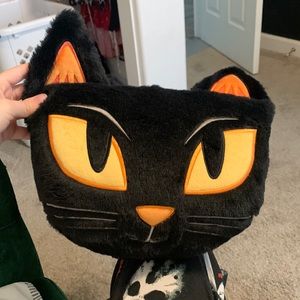Halloween Cat Head Pillow